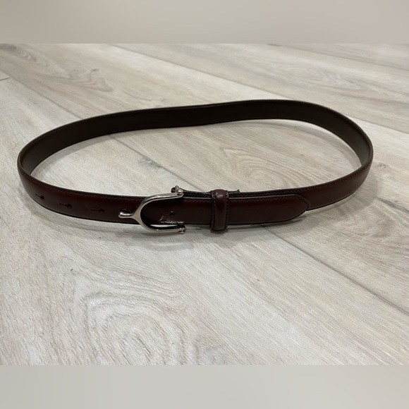 Vintage Ralph Lauren Italian Leather Equestrian Belt | Medium - Picture 3 of 10